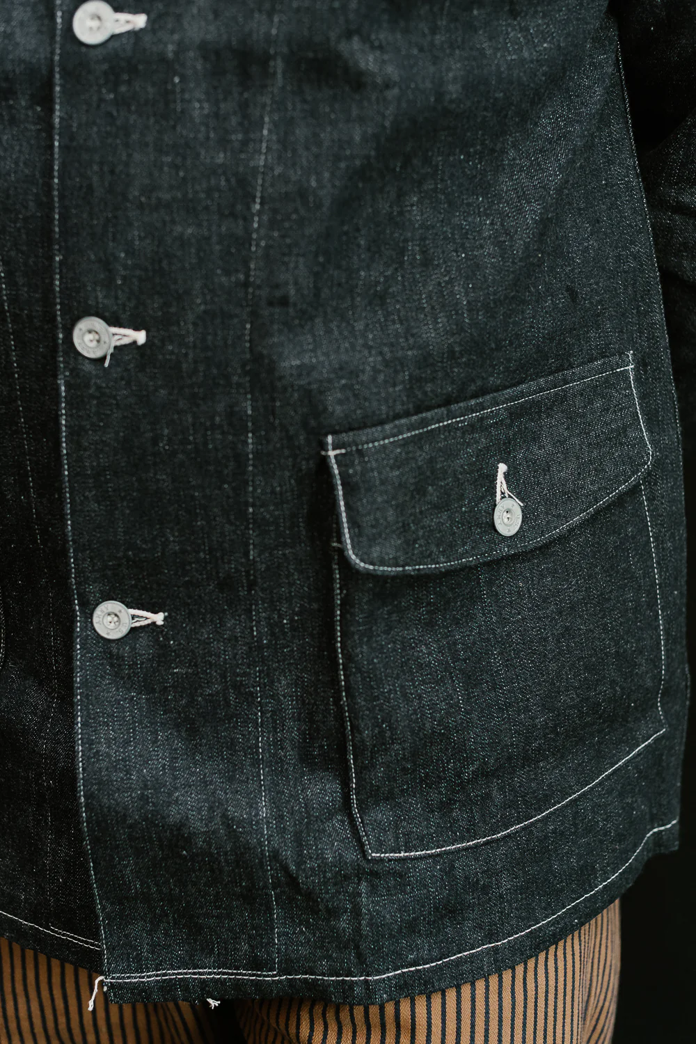Lot 2186 - Army Denim Coverall - Indigo Denim - Image 16