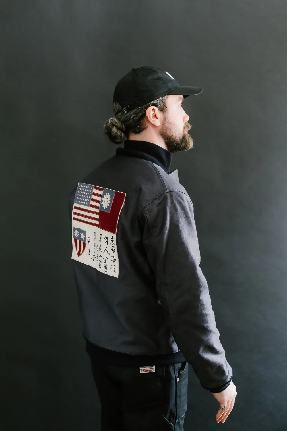 Lot 2208 - N-1 Winter Jacket Hook Front Blood Chit - Navy Blue - Image 19