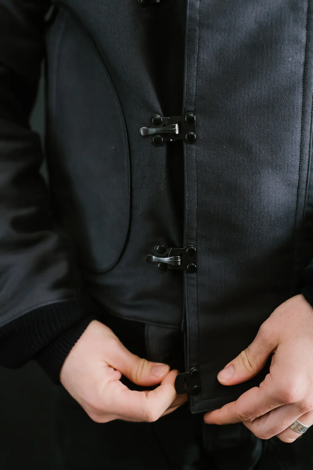 Lot 2208 - N-1 Winter Jacket Hook Front Blood Chit - Navy Blue - Image 23