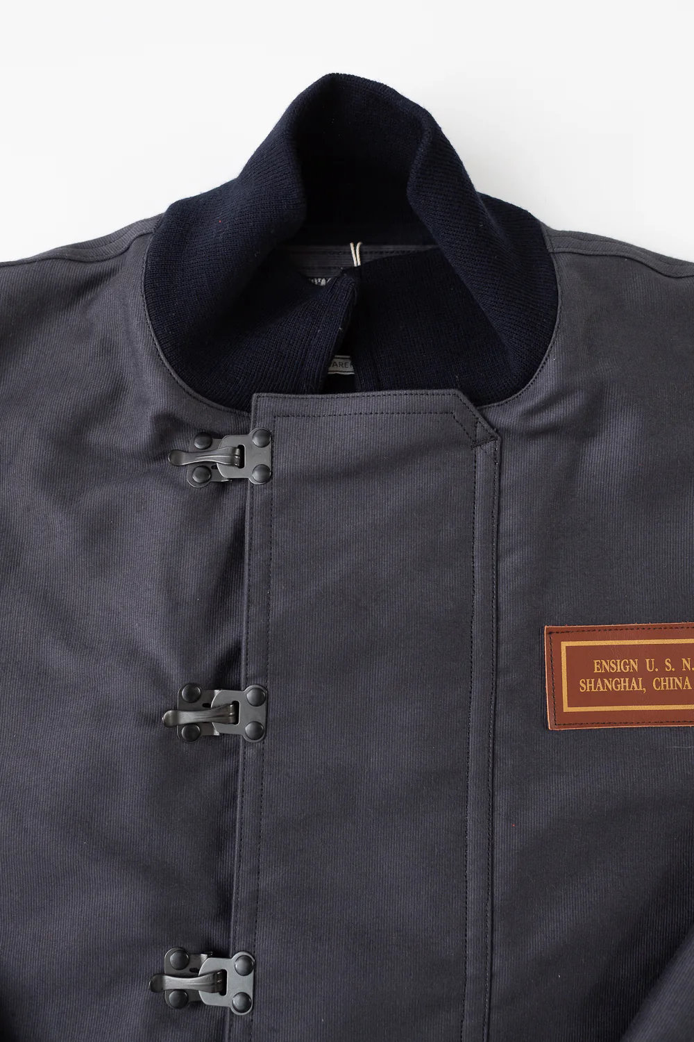 Lot 2208 - N-1 Winter Jacket Hook Front Blood Chit - Navy Blue - Image 3