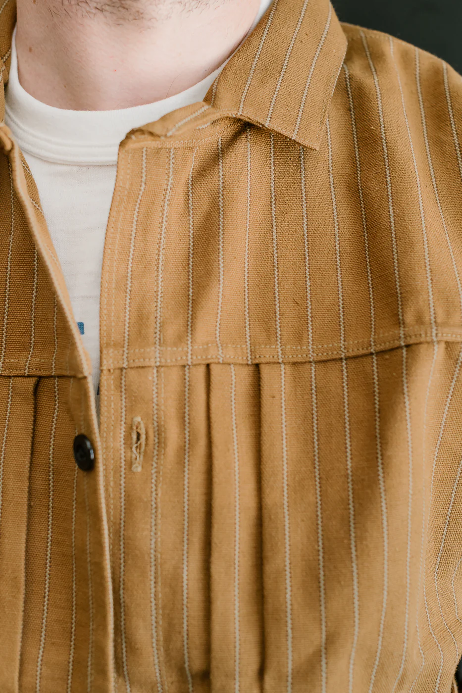 Lot 2214 - 1880 Greenbaum Heavy Leatherbound Brows Jacket - Duck Stripe - Image 18