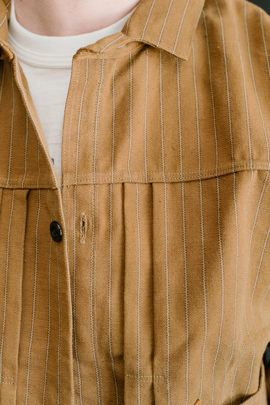 Lot 2214 - 1880 Greenbaum Heavy Leatherbound Brows Jacket - Duck Stripe - Image 19