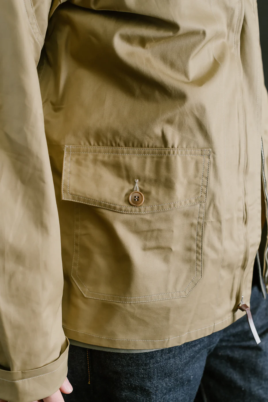 Lot 2219 - M-421a JKT USMCR VMF322 Plain Jacket - Camel - Image 16