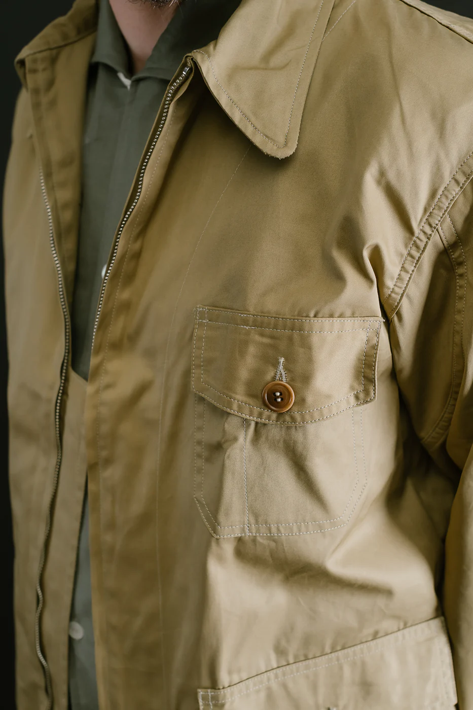 Lot 2219 - M-421a JKT USMCR VMF322 Plain Jacket - Camel - Image 20