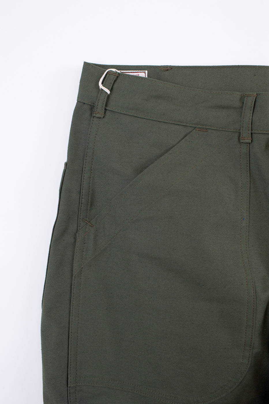 Lot 225 - Back Satin Baker Pants - OD Green - Image 3