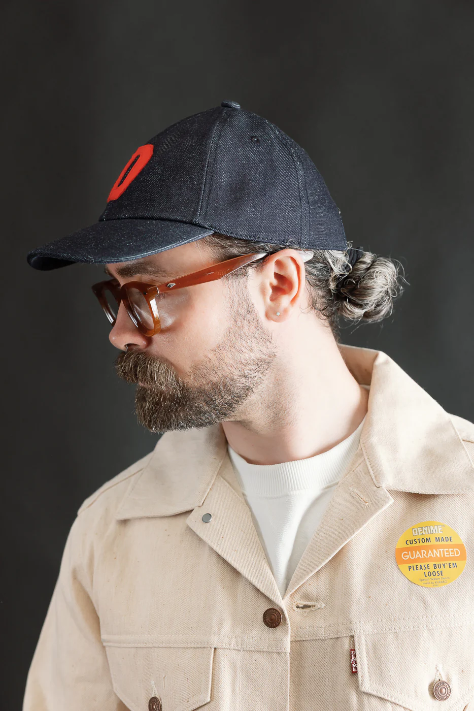Lot 303 - Strong DENIME Baseball Cap "D" - Indigo - Image 8