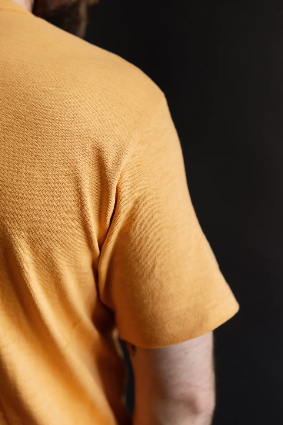 Lot 4601 - Slubby Cotton T-Shirt "Speed Parts" - Orange - Image 17