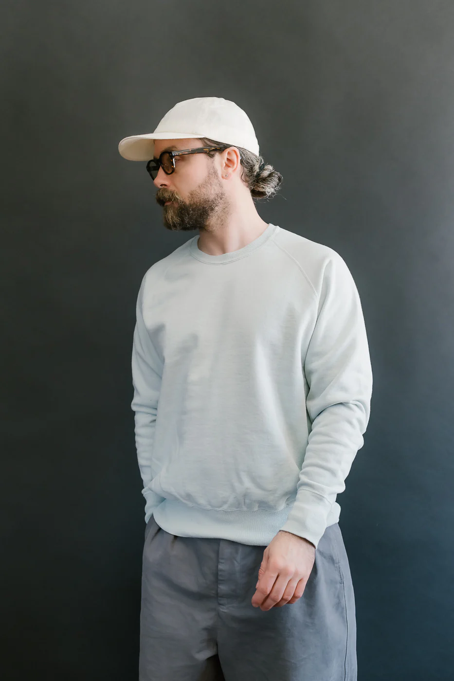 Lot 461-0 - "Second-Hand" Series Crewneck Sweatshirt - Saxe - Image 13