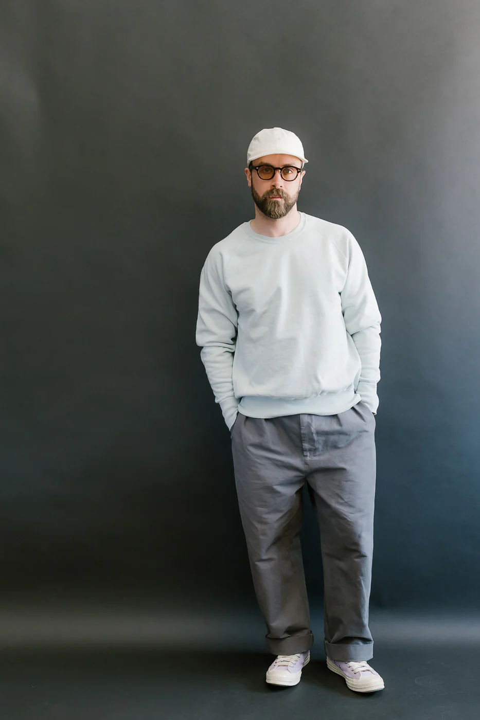 Lot 461-0 - "Second-Hand" Series Crewneck Sweatshirt - Saxe - Image 5