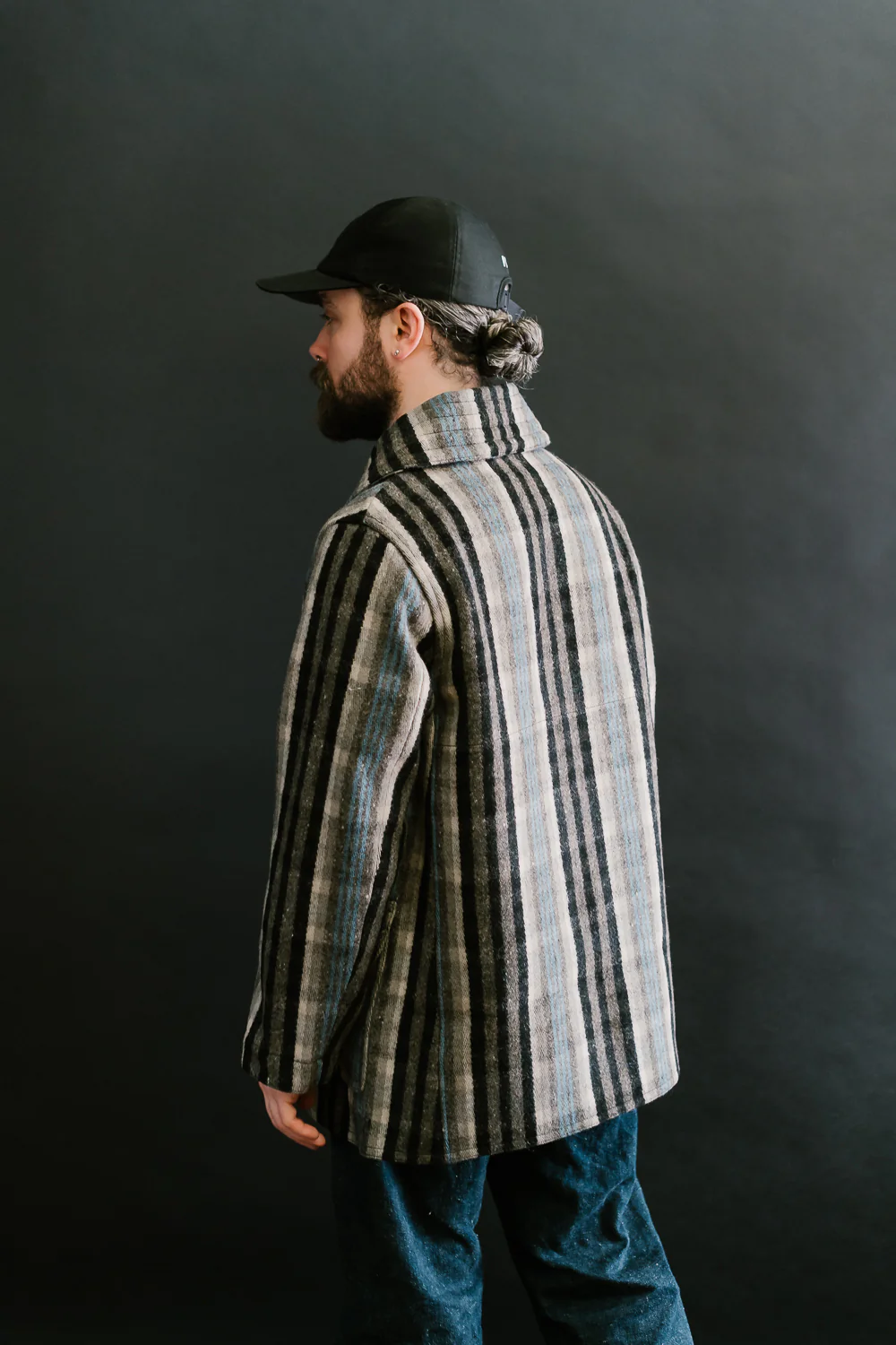 Lot JG-10 - 1920s-1932 Winter Hunting Coat - Gray Plaid - Image 14