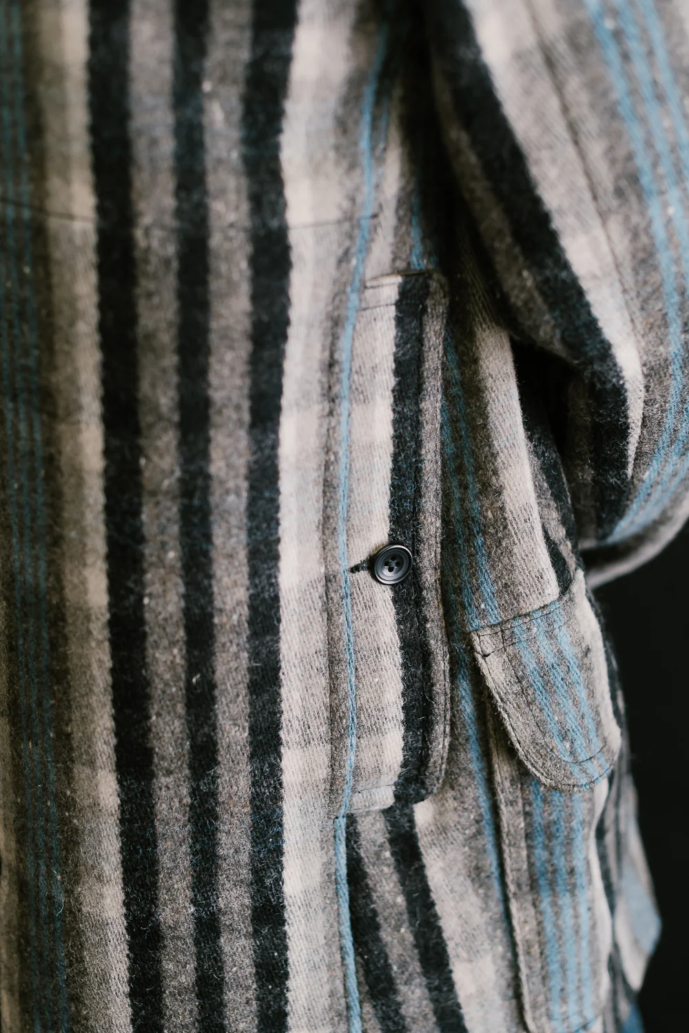 Lot JG-10 - 1920s-1932 Winter Hunting Coat - Gray Plaid - Image 23