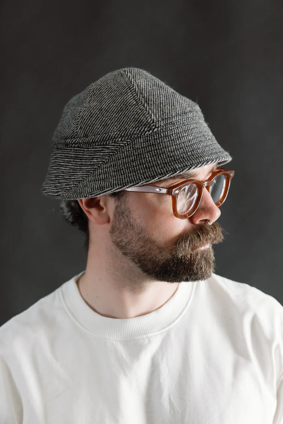 Lot JG-31 - Tweedy Prison Cap - Beige - Image 6