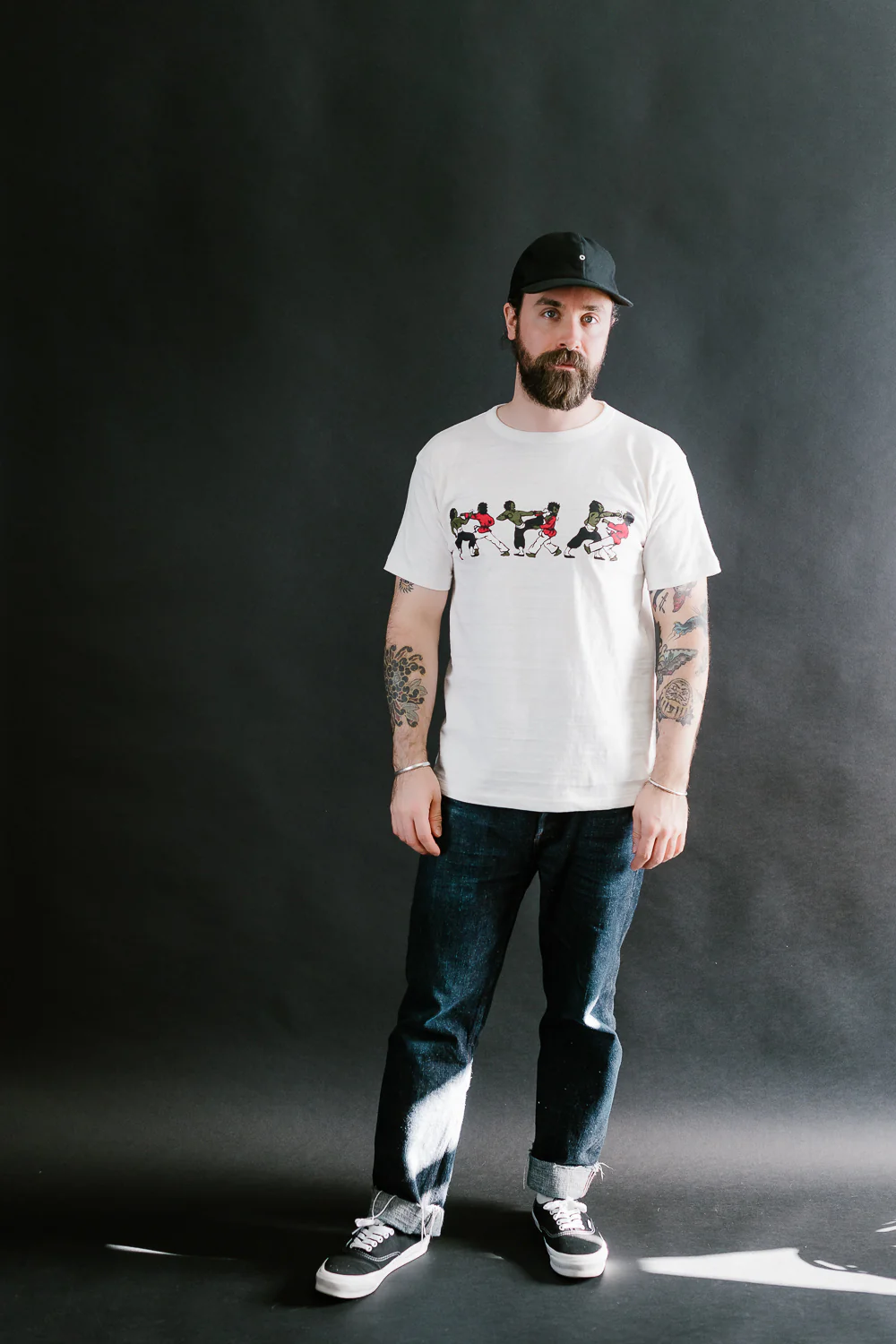 Lot JG-CS06 - Kung Fu Fighting T-Shirt - Off White - Image 6