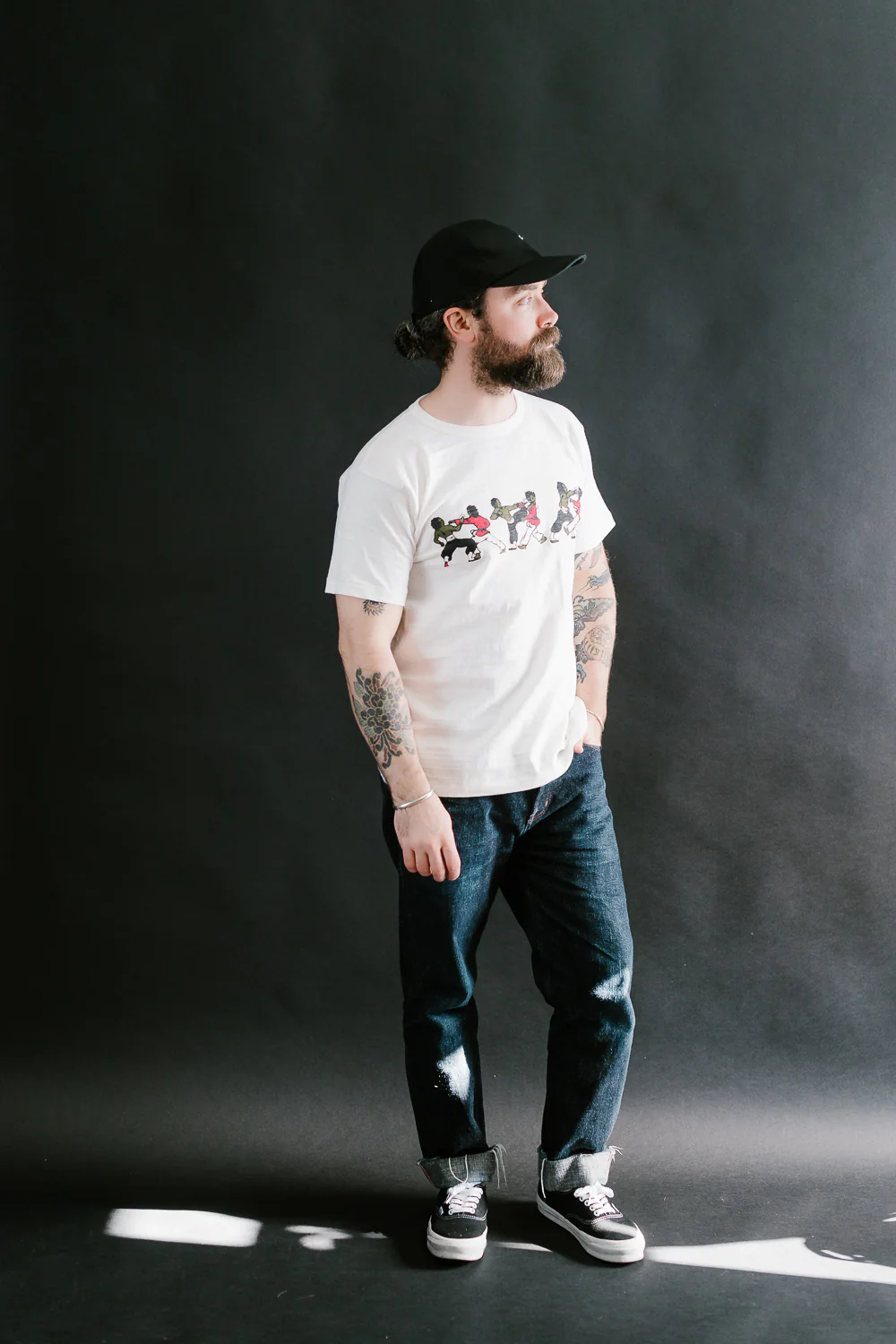 Lot JG-CS06 - Kung Fu Fighting T-Shirt - Off White - Image 8