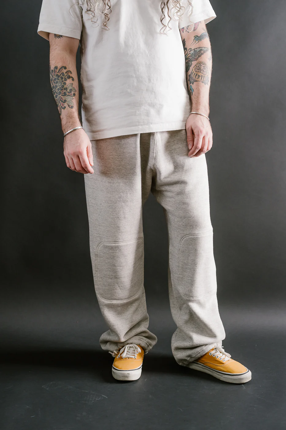 Lot JG-CS16 - Naval Training Sweatpants - Oatmeal - Image 10