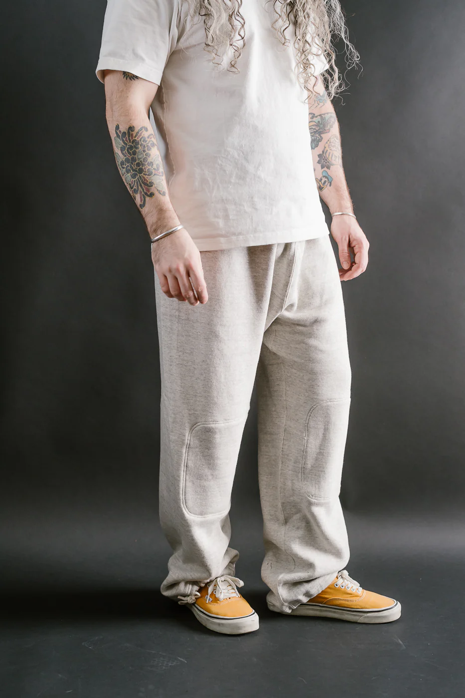 Lot JG-CS16 - Naval Training Sweatpants - Oatmeal - Image 11