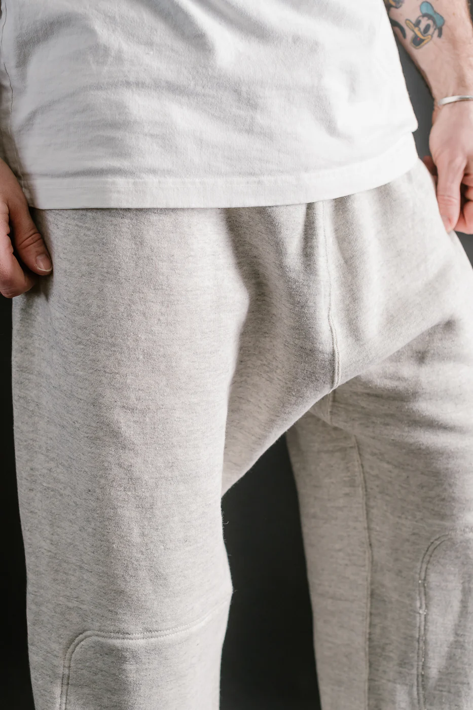Lot JG-CS16 - Naval Training Sweatpants - Oatmeal - Image 17