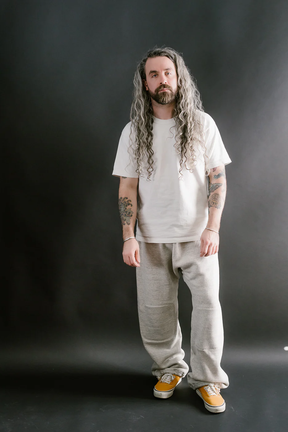 Lot JG-CS16 - Naval Training Sweatpants - Oatmeal - Image 7