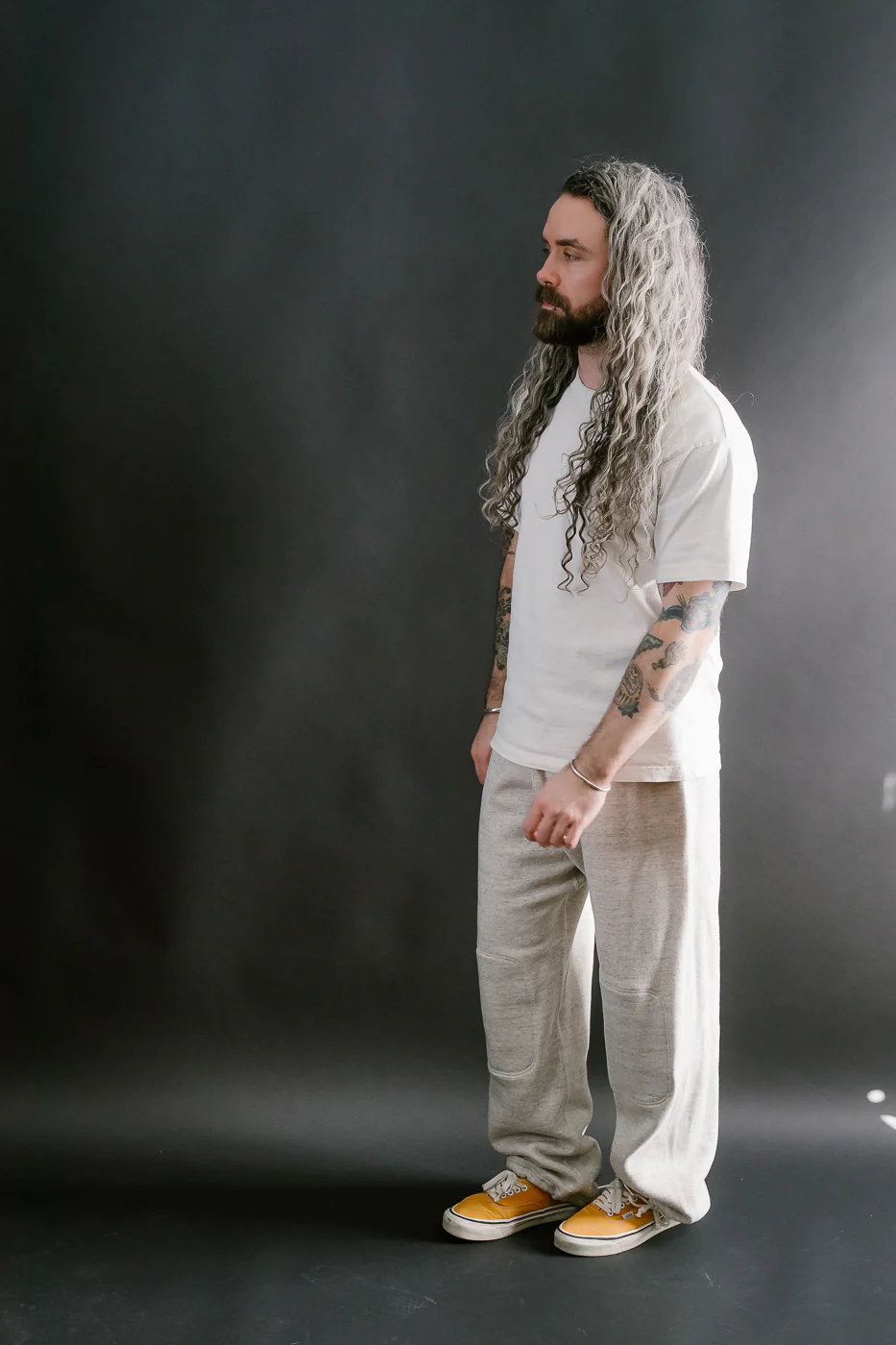 Lot JG-CS16 - Naval Training Sweatpants - Oatmeal - Image 8