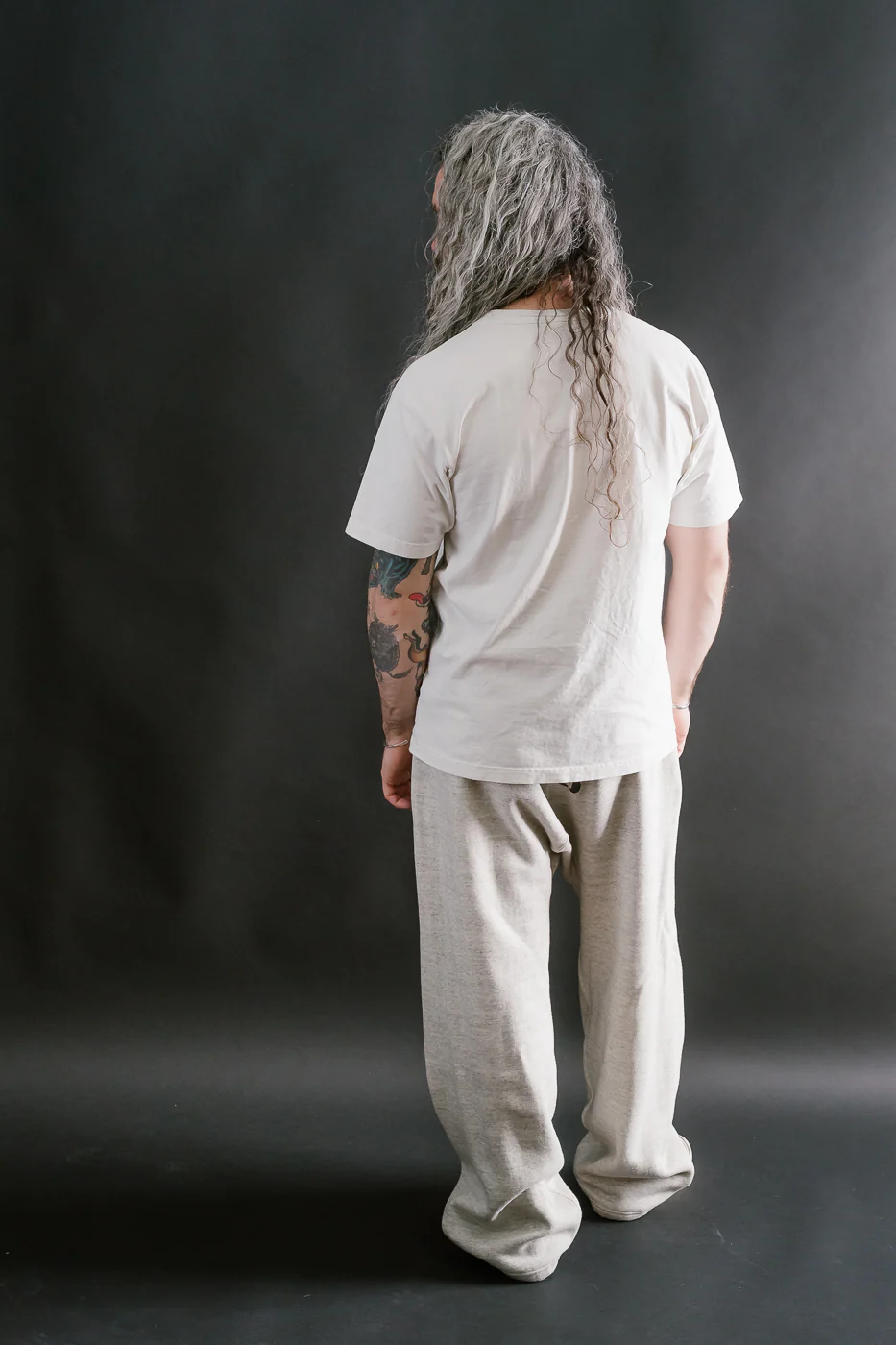 Lot JG-CS16 - Naval Training Sweatpants - Oatmeal - Image 9