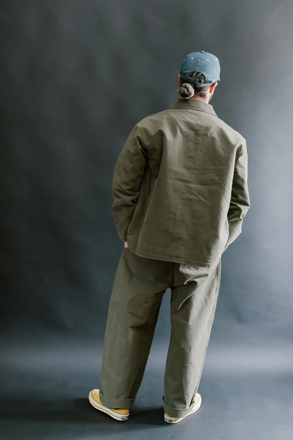 M-B-004 - Coach Jacket Nebraska Cotton - Fossil Green - Image 8