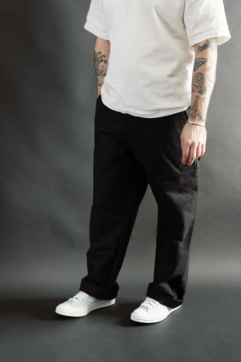 M-C-005 - Oakland Chino Nebraska Cotton w/patch - Black - Image 12