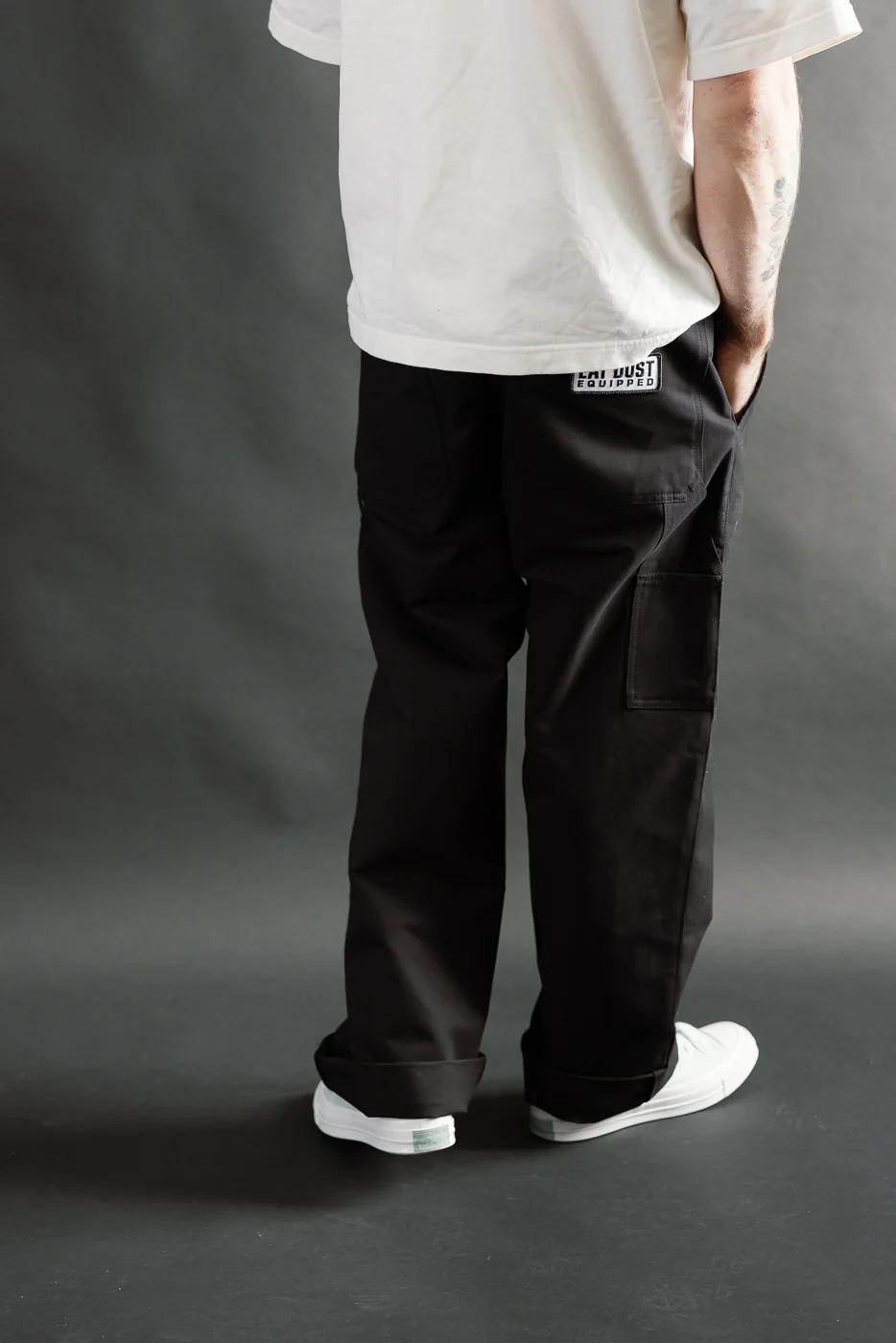 M-C-005 - Oakland Chino Nebraska Cotton w/patch - Black - Image 14