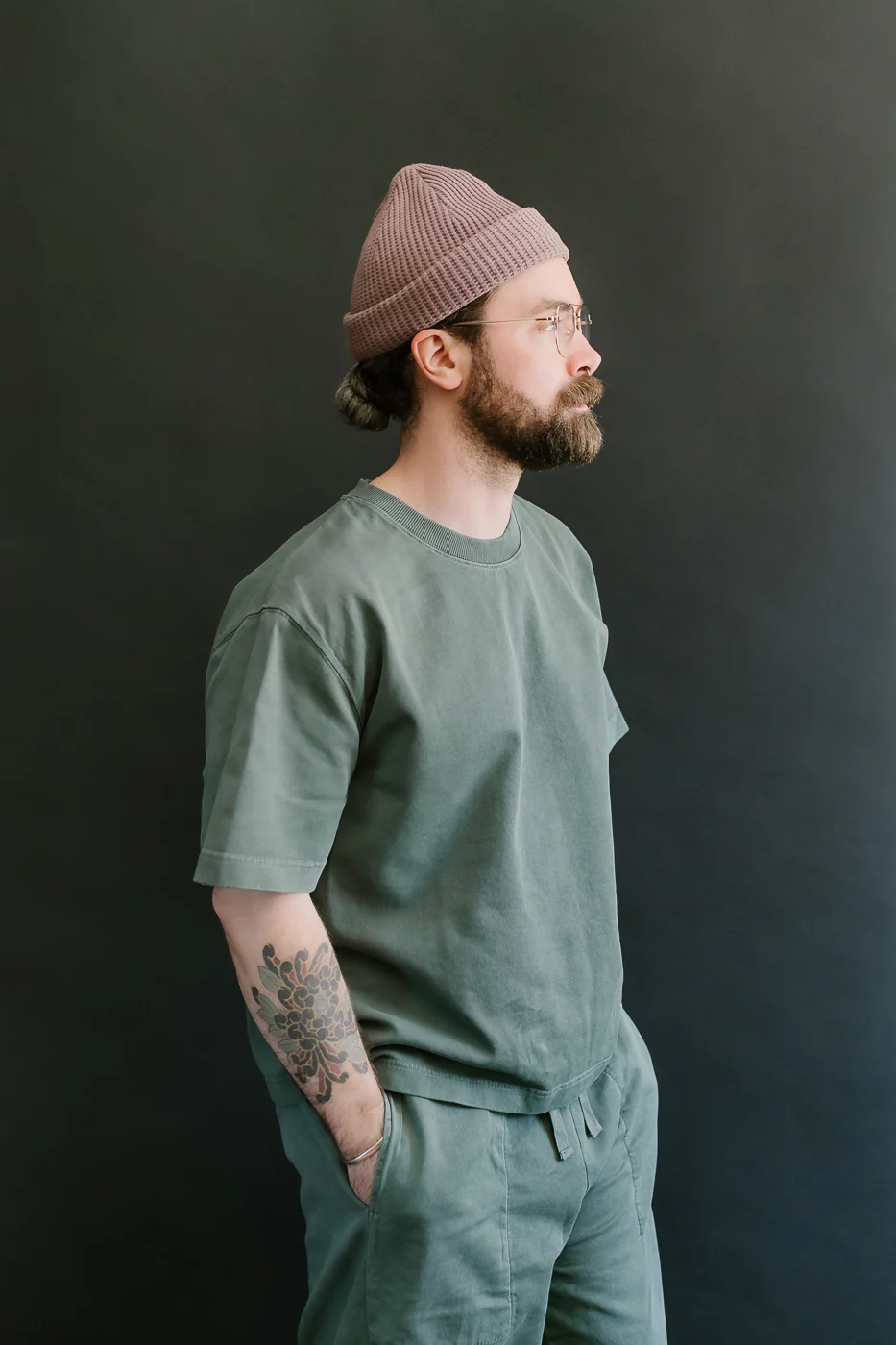 M-J-0001 - Power T Twill Jersey - Forest Green - Image 10