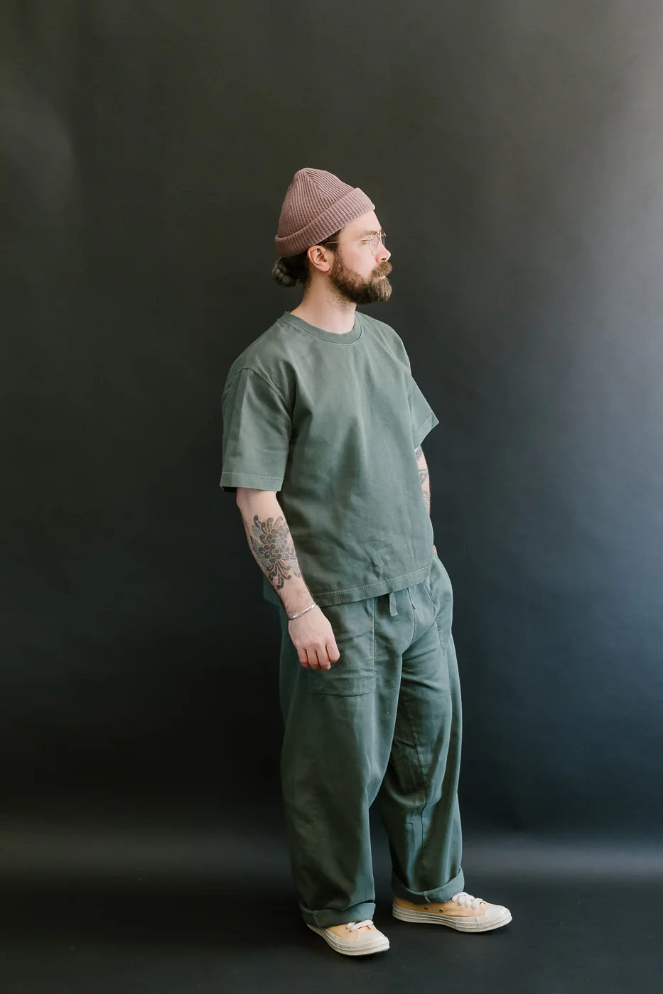 M-J-0001 - Power T Twill Jersey - Forest Green - Image 7