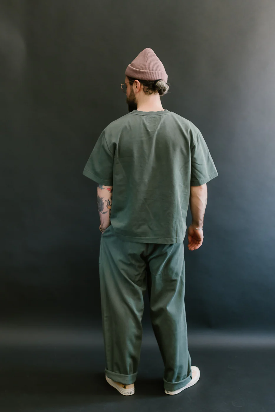 M-J-0001 - Power T Twill Jersey - Forest Green - Image 8