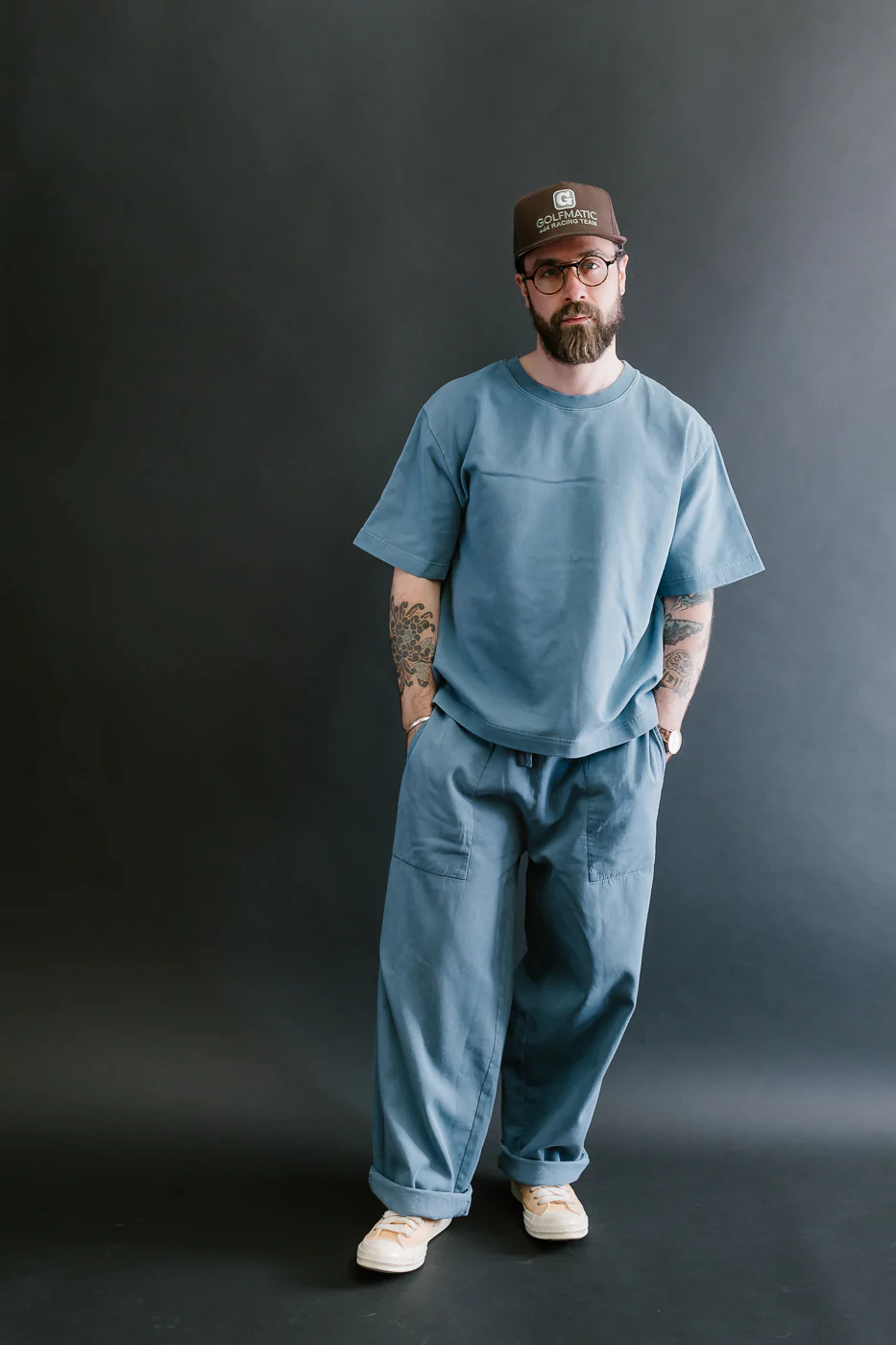 M-J-0001 - Power T Twill Jersey - Gaz Blue - Image 5