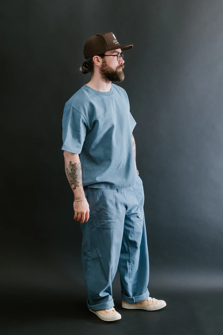 M-J-0001 - Power T Twill Jersey - Gaz Blue - Image 6