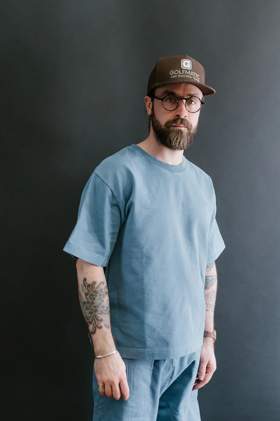 M-J-0001 - Power T Twill Jersey - Gaz Blue - Image 9