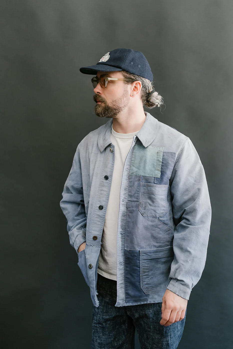 MSP-4010 - French Work Boro Jacket - Blue - Image 15