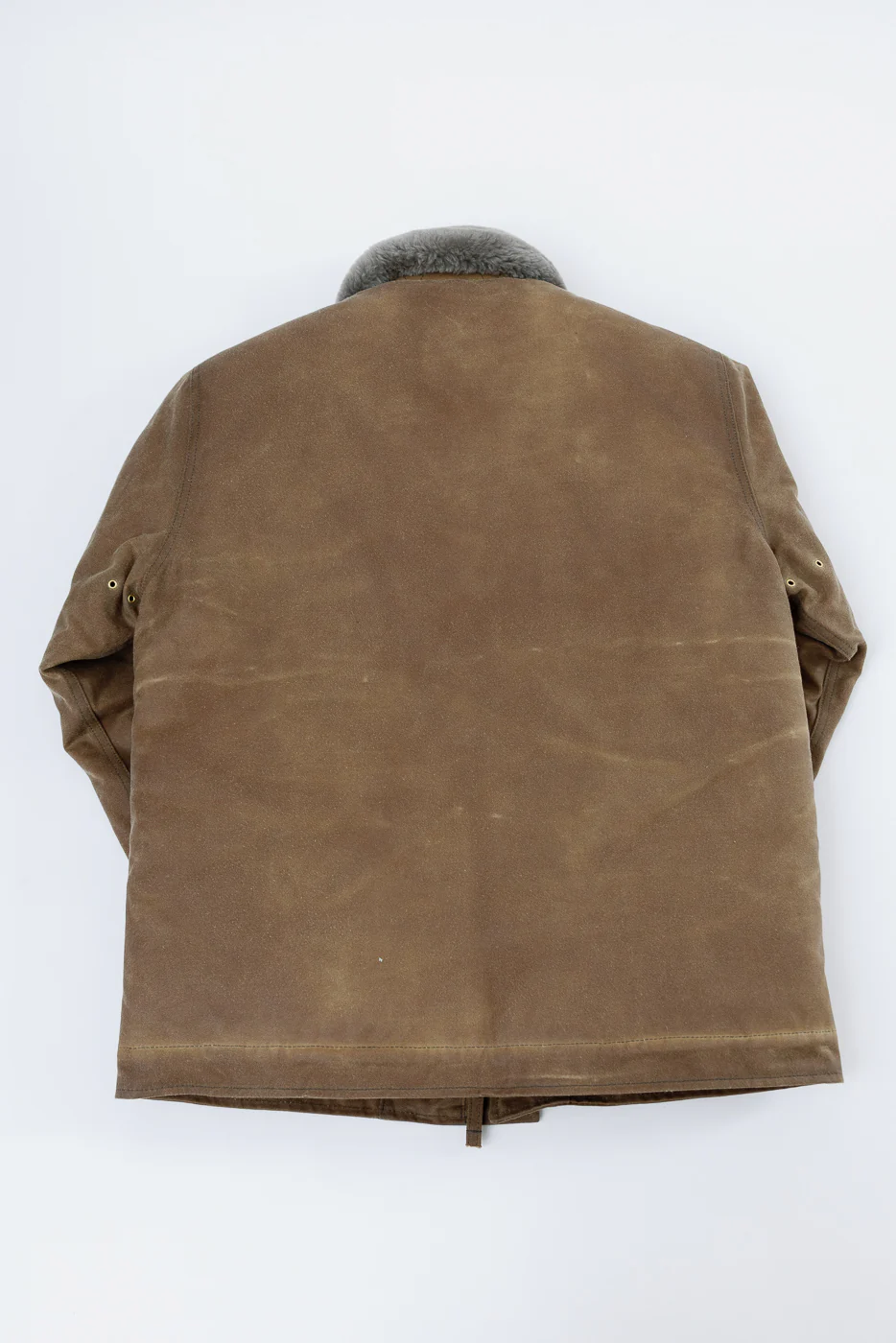 N-1 Waxed Deck Jacket - Hardtack, Grey - Image 7