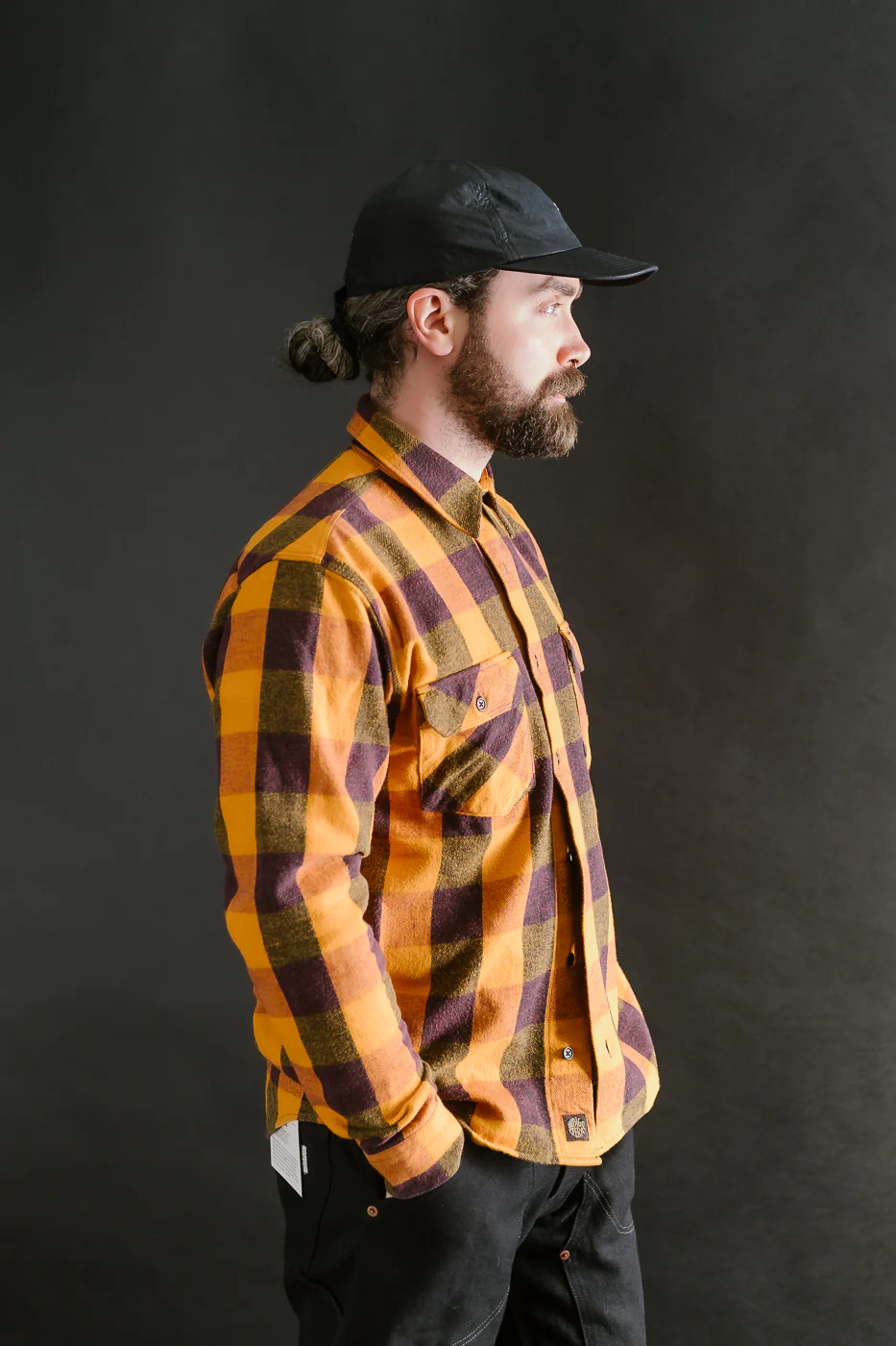 Norris Buffalo Plaid - Orange, Vine, Black - Image 10