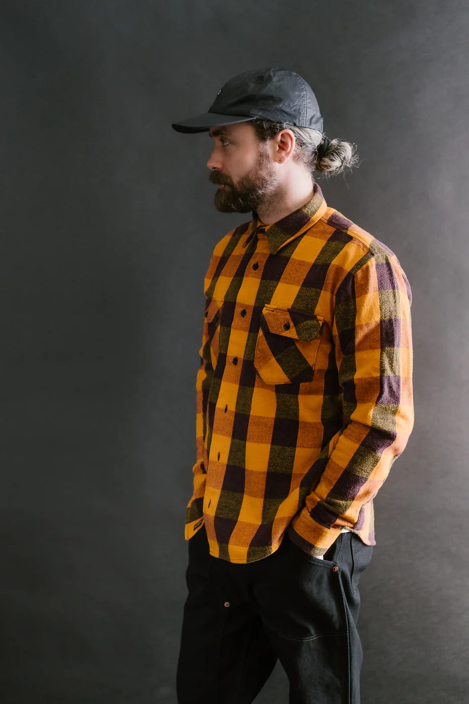 Norris Buffalo Plaid - Orange, Vine, Black - Image 16