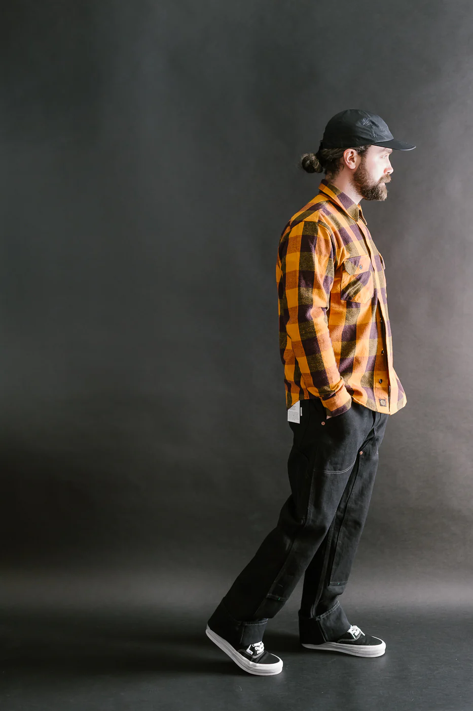 Norris Buffalo Plaid - Orange, Vine, Black - Image 7