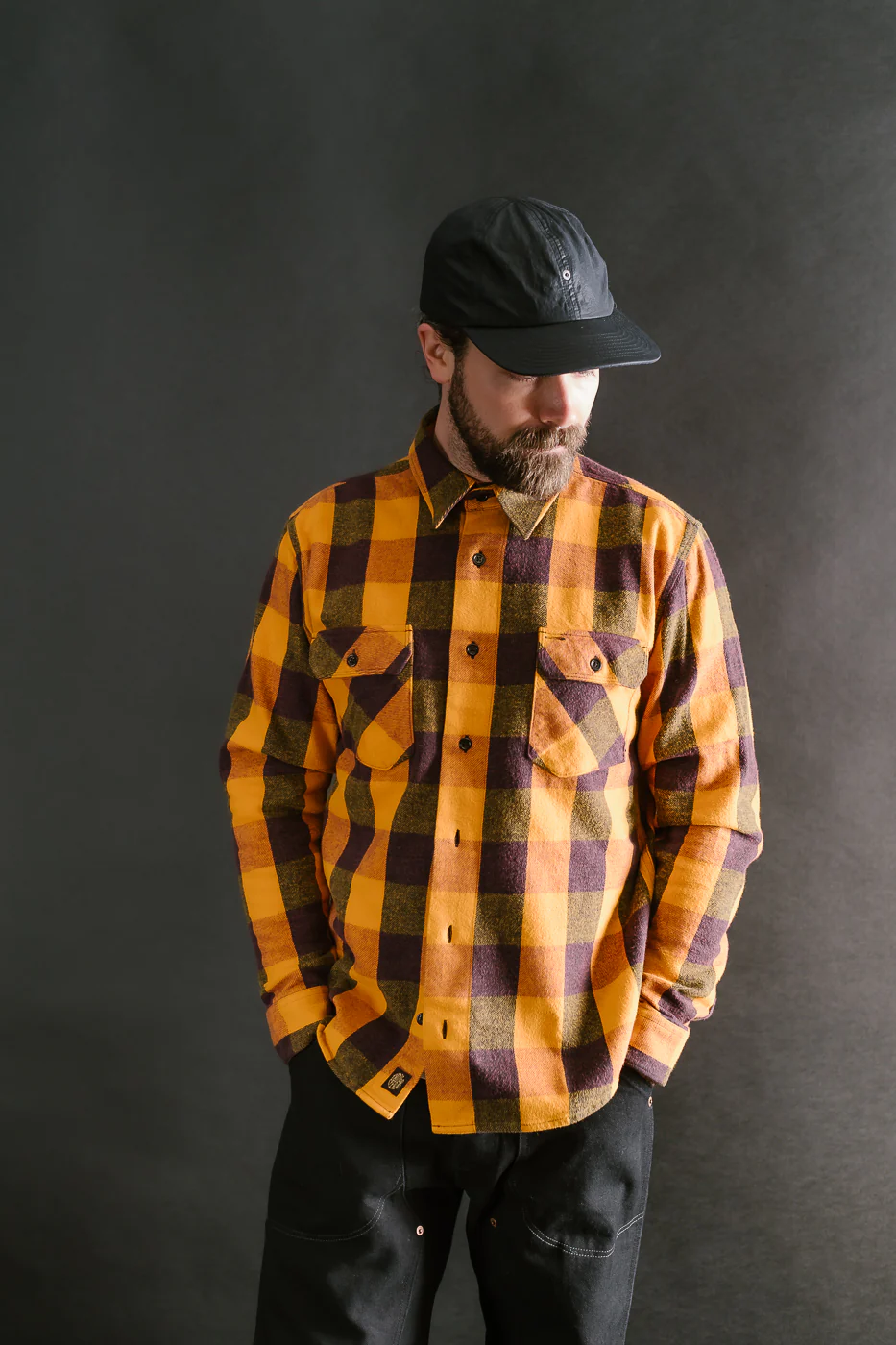 Norris Buffalo Plaid - Orange, Vine, Black - Image 9