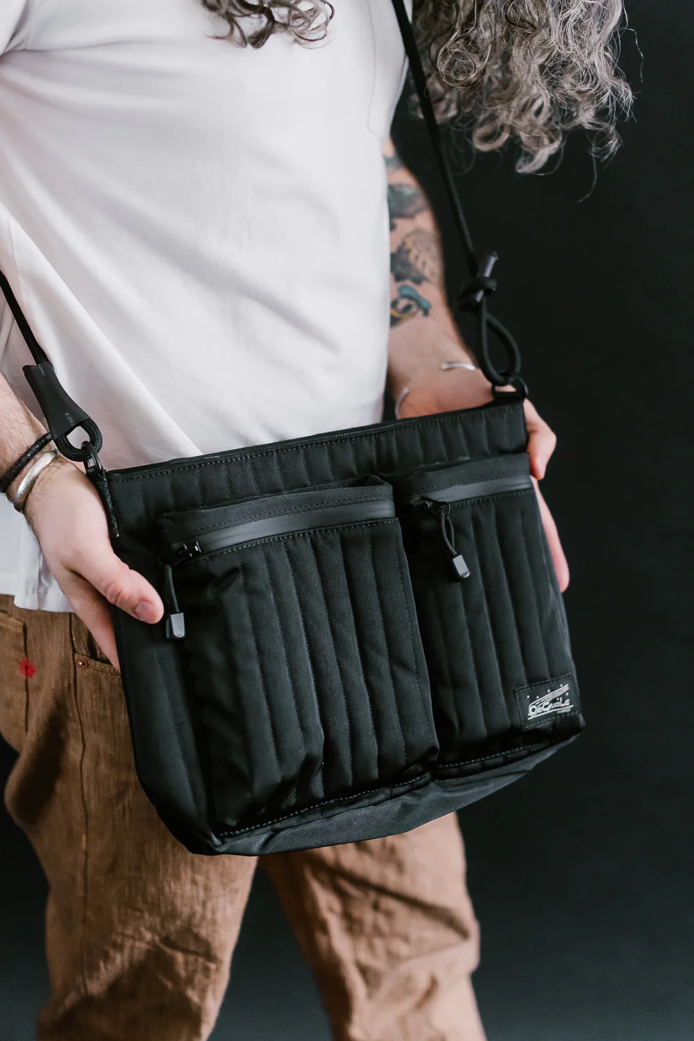 OGL-ORI-MILLIE-BLK - Originale Tech Material Millie Bag - Black - Image 9