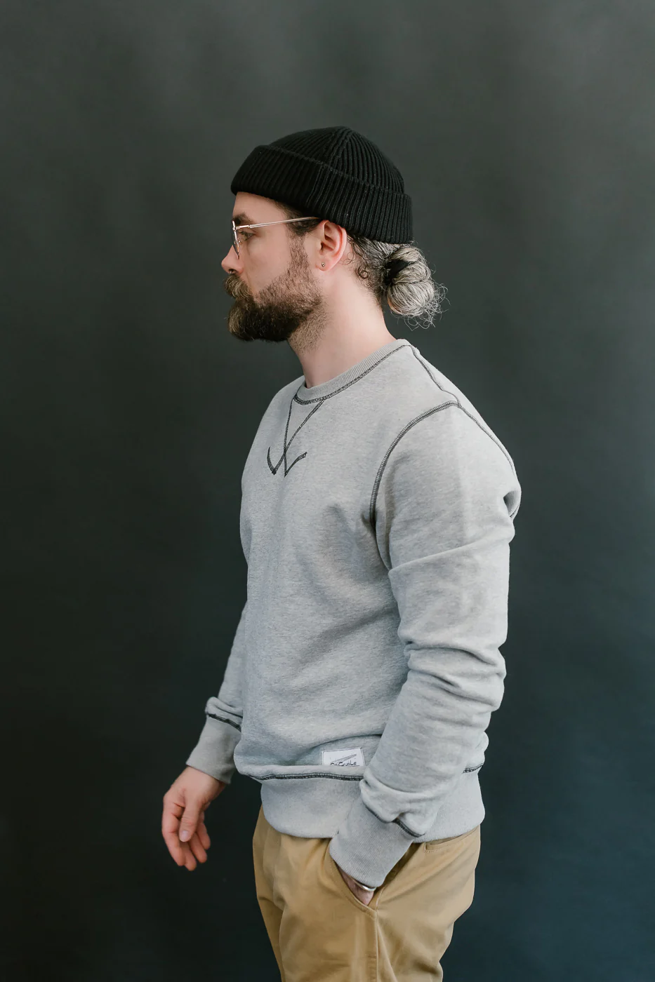 OGL-ORI-MILLIE-CROSOGL-LOT25-SWEAT-GRY - OGL Lot25 Sweater - Grey - Image 12