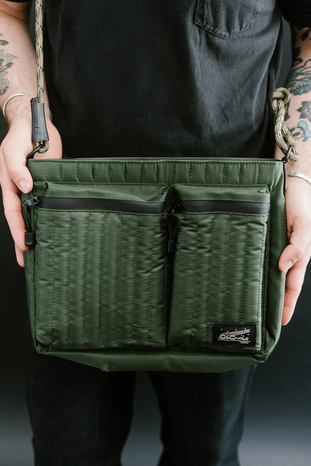 OGL-ORI-MILLIE-GRN - Originale Tech Material Millie Bag - Green - Image 9