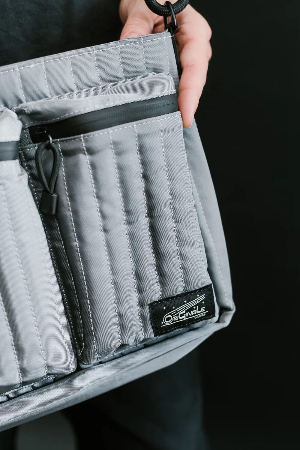OGL-ORI-MILLIE-SIL - Originale Tech Material Millie Bag - Silver - Image 14