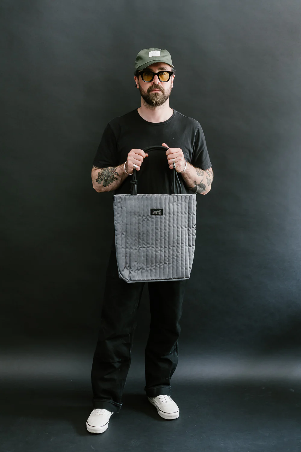 OGL-ORI-MILLIE-UTIL-SIL - OGL Originale Tech Material Millie Utility Tote Bag - Silver - Image 5