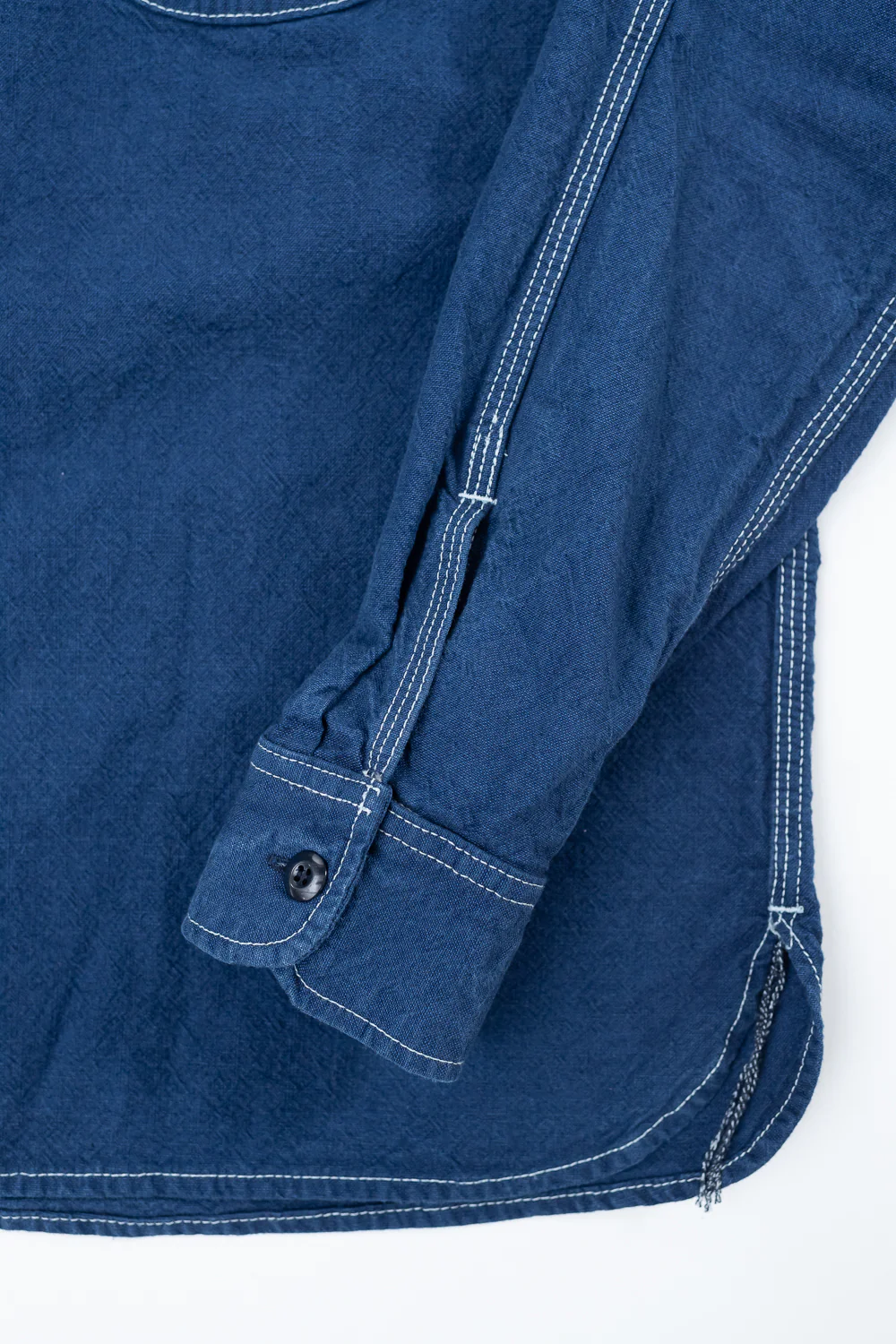 10oz Overdyed Work Shirt - Blue - Image 5