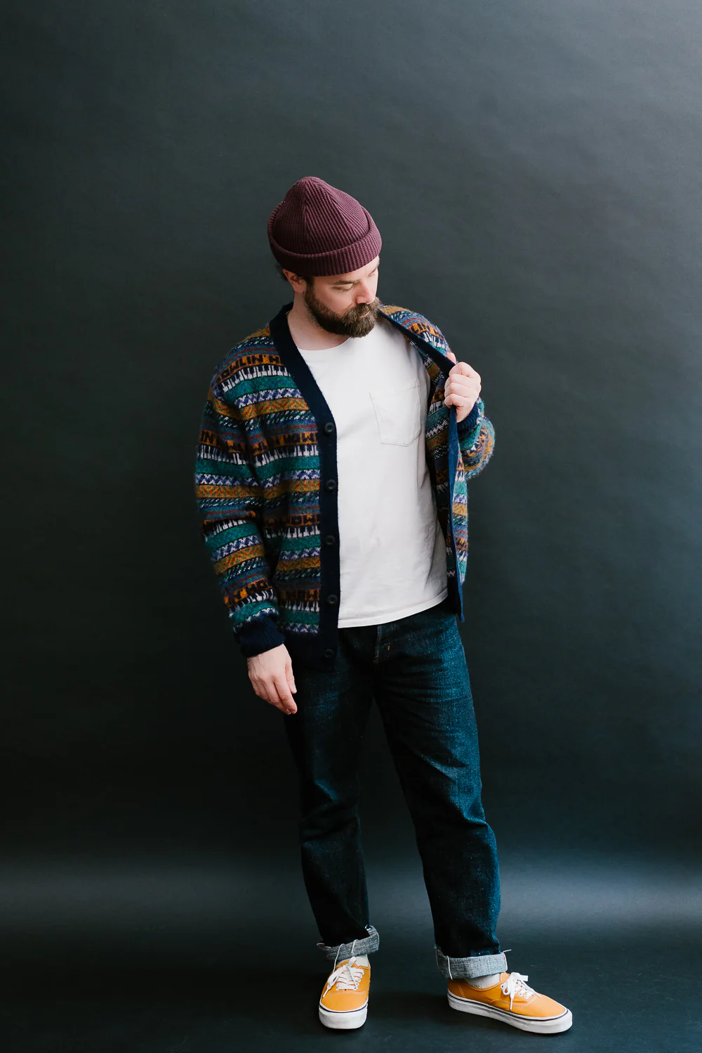 Piano World Cardigan - Orange Dreams - Image 10