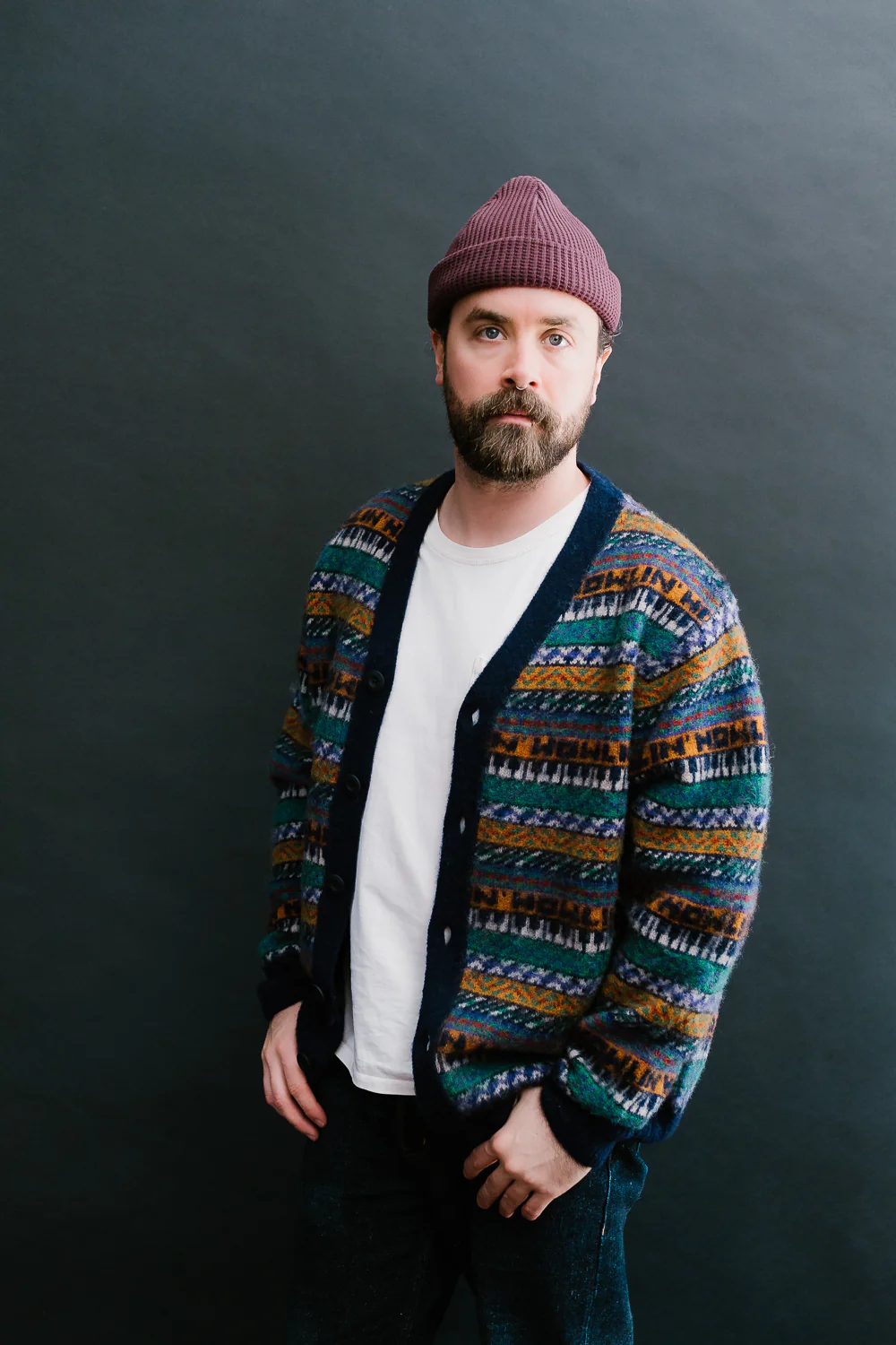 Piano World Cardigan - Orange Dreams - Image 18