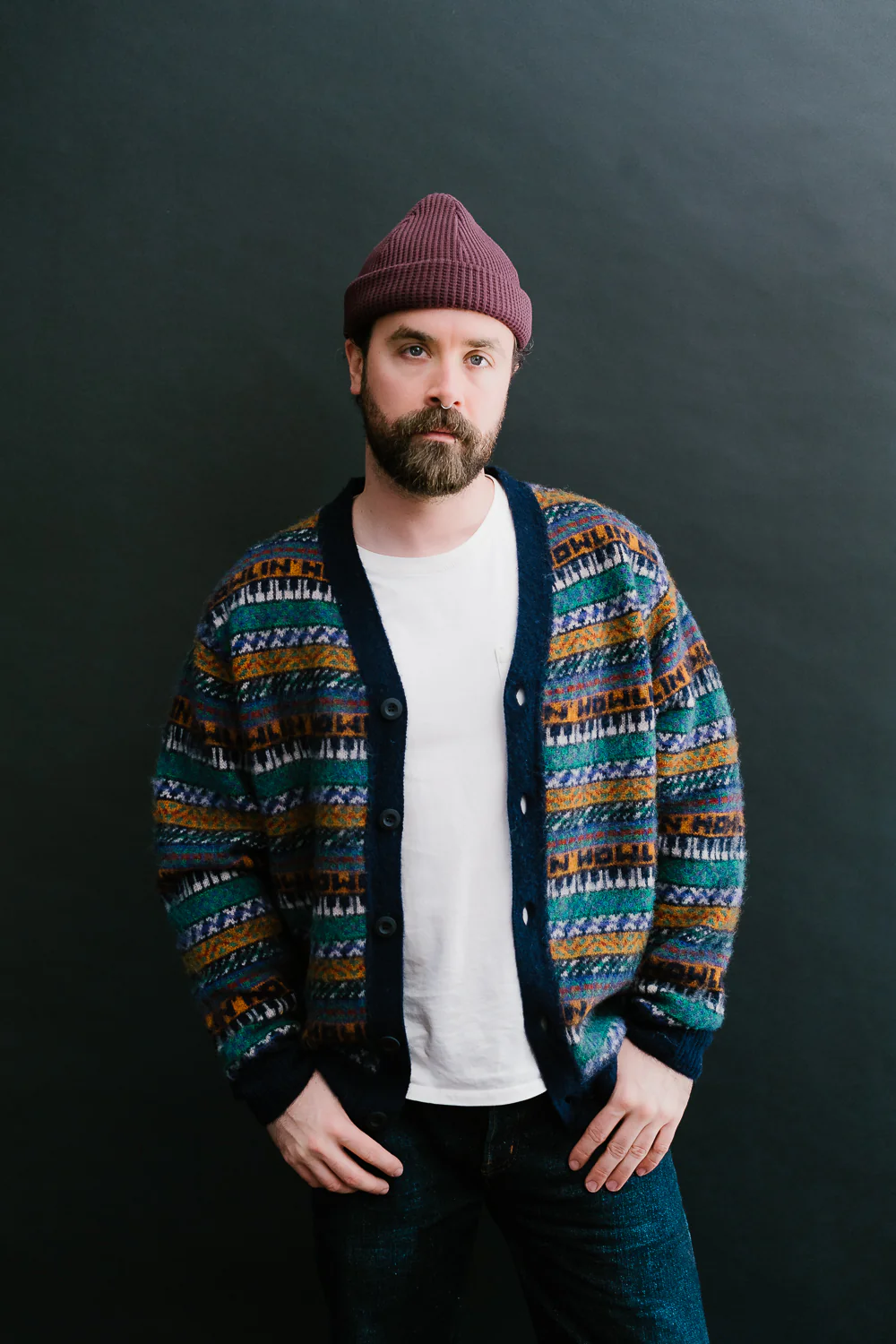 Piano World Cardigan - Orange Dreams - Image 19