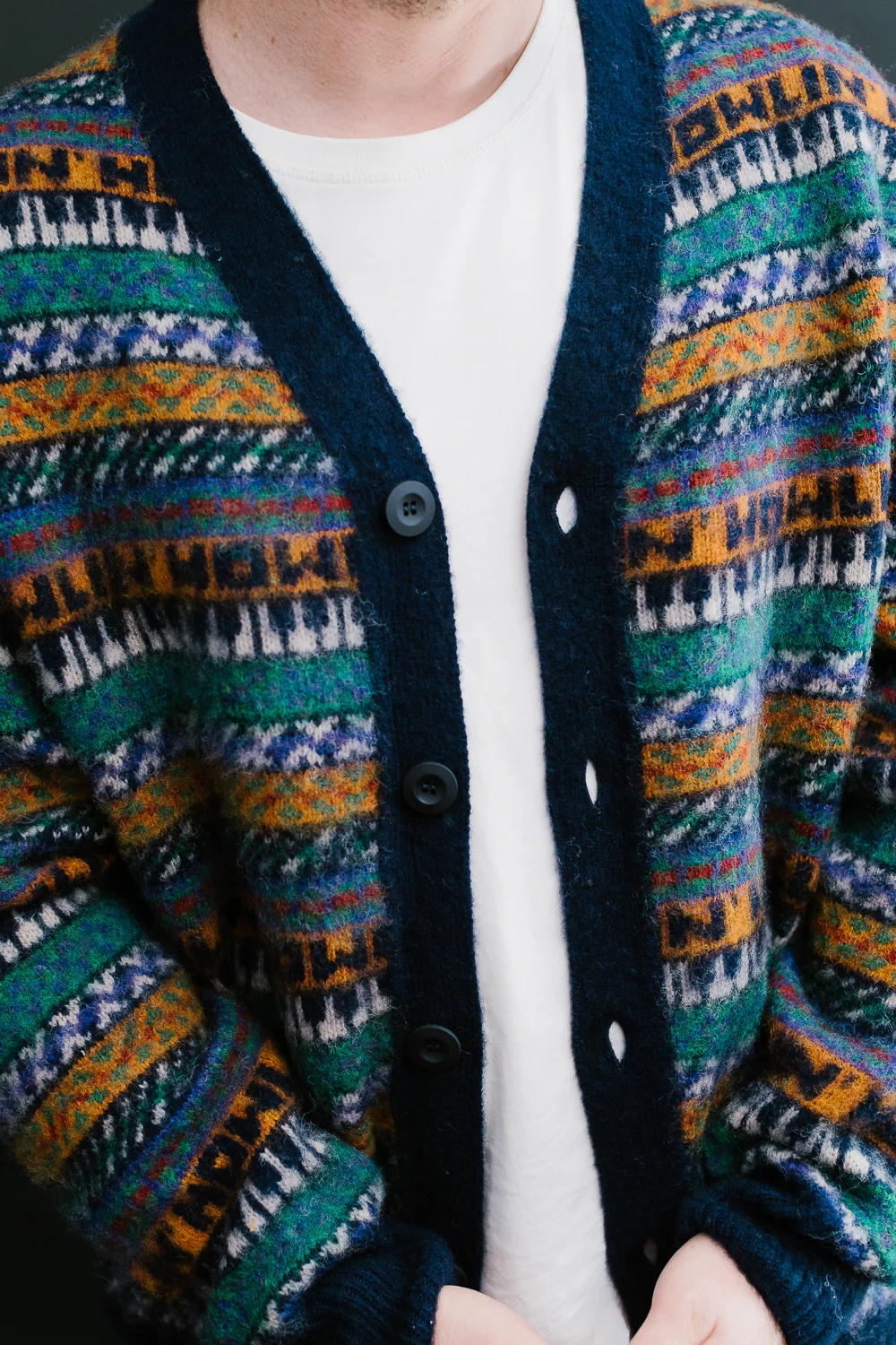 Piano World Cardigan - Orange Dreams - Image 20