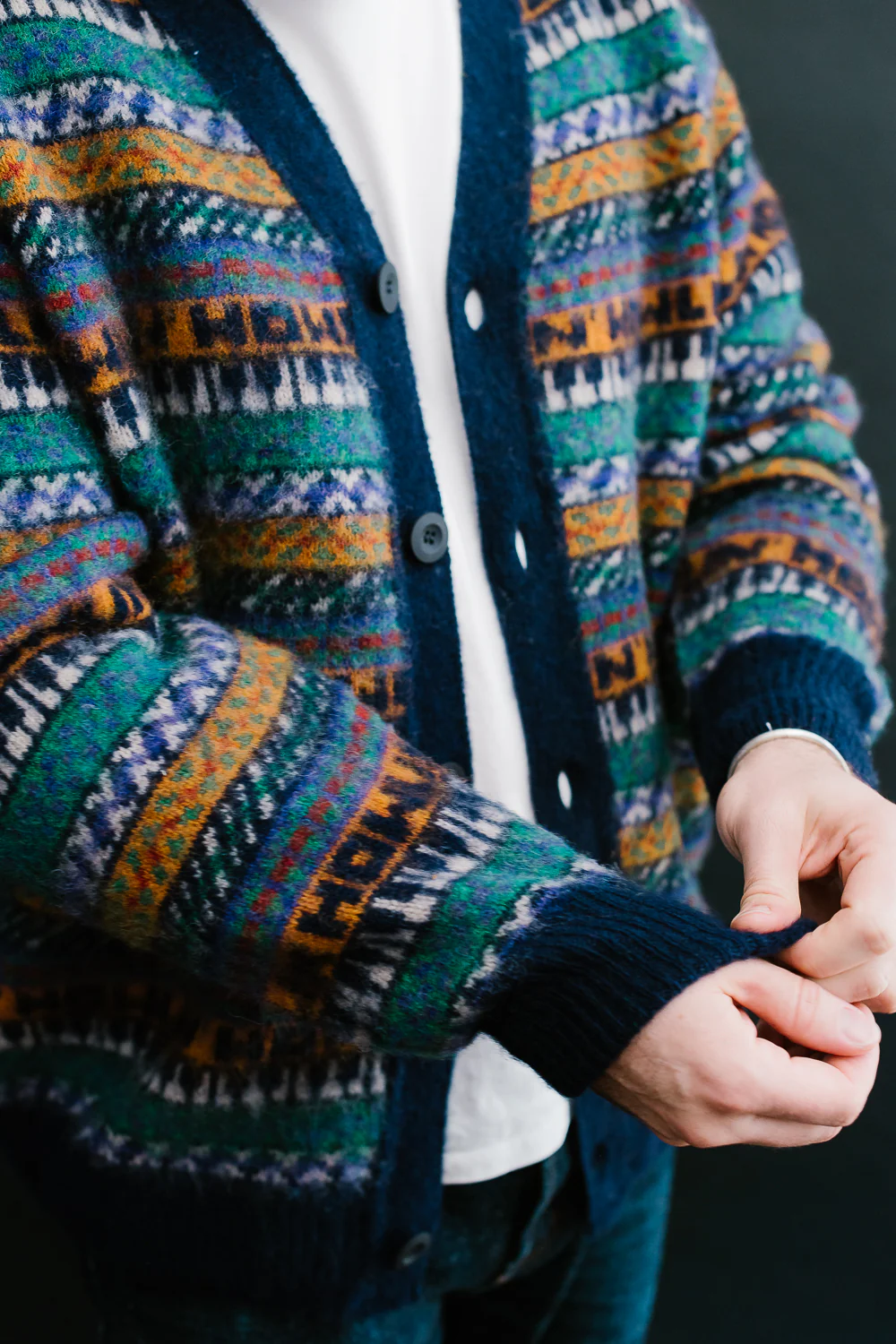 Piano World Cardigan - Orange Dreams - Image 25